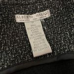 Alberto Makali Black with Silver Paint Accents Tweed Blazer Jacket - M Photo 9