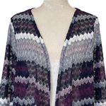 Catherines  Mesh Lace Striped Kimono Duster Cardigan Women’s Plus Size 2X 22/24W Photo 1
