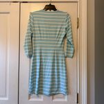 J. McLaughlin  Blue Striped Lynn Henley Dress Size XS Photo 1