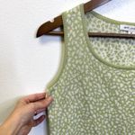 St. John Vintage  Animal Print Knit Tank‎ Green Size P Photo 1