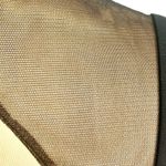 Jolene Mermaid Chiffon Beaded Rhinestone Prom Gown Black Ivory Pageant Size M Size M Photo 8