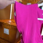 Monteau NWT  Fuchsia Pink Flutter Sleeve Dress Size Small Photo 4