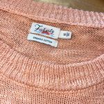 Faherty  Womens Organic Cotton Knit Ombre Sunset‎ Dip Dye Pullover Sweater Medium Photo 6