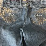 Old Skool Painted Jeans Size 9/10 Blue Photo 1