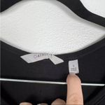 Athleta Womens Ruched Shorts Sleeve Black Dress Sz S Photo 2