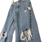 Garage Women's Size 25 Wide Leg Ample Baggy High Rise Jeans 90s Grunge Hip Hop Photo 1