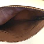 Coach  Crossbody Bag Womens Small Brown Leather Zip Top Shoulder Purse Logo Photo 6