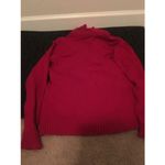 Ralph Lauren Lauren  Women's Button Front Sweater Collared Size Small Red Photo 2
