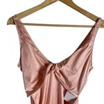 Good American Bubble Pink Twist Front Cut Out One Piece Swimsuit Size Medium Photo 2