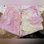 Splendid  tie dye 2 piece hoodie & shorts set LG/XL Photo 1