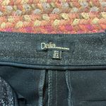 NWT DALIA BLACK SHIMMER STRETCH TROUSER PANTS Size 4 Photo 2