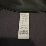 Spanx  AirEssentials Half Zip Pullover Sweatshirt Dark Green Medium Athleisure Photo 2