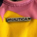 Nautica Bright Colorful Cross Back One Piece Swimsuit In to the Jungle size L Photo 12