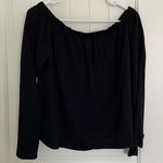 SO  women’s relaxed off shoulder shirt —‎ large Photo 0