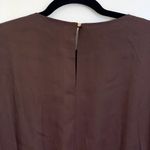 Setre Woman Midi Dress in Brown Size 10 Photo 3