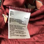 Alfani Women's Blouse Top Split Neck Short Sleeve Floral Maroon Size XL NWT Photo 7