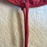 American Eagle Outfitters Red Polka Dot bell sleeve Tie-Front Crop Blouse Medium Photo 4