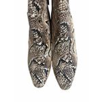 Vince Camuto Knee High Boots Leather Fendel Snake Print Stiletto Heel NEW Photo 3