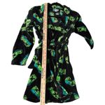 Minecraft Plush Fleece Robe with Creeper Print Boys Size M Black Size M Photo 5