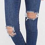 Free People Reagan Distresses Front Button Jeans Photo 0