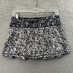 Lululemon  Pace Rival Skirt Skort Chirakasu Alpine White Athletic Tennis Womens 6 Photo 1