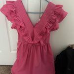 Pink ruffle dress Photo 3