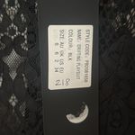 NWT Elegant Black Lace Women's Romper Blessed are the meek size 2 Photo 2