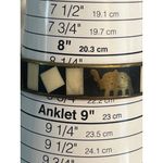 Vintage Brass Bangle Bracelet Mother of Pearl Inlay Elephant Trunk Up India 8.5" Black Photo 4