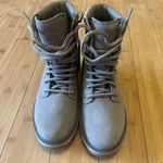 Sorel  Women's Lennox Gray and Cream Lace Up Boots Photo 1