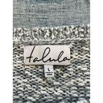 Talula Aritzia  Gray Cream Marled Knit Scoop Neck Sweater Large Photo 2