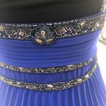 Sue Wong Nocturne Beaded Cocktail Dress Royal Blue Size 10 Photo 3
