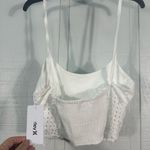 Hurley  White Kate Crop Halter Top Size Medium NWT Photo 5