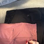 Lululemon Black Mesh Cut-Out Leggings Photo 2