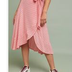 Anthropologie Beachgold x Surfrider Striped Wrap Skirt Small Photo 0