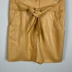 Urban Outfitters  Faux Leather Belted Skirt Photo 2