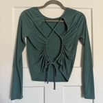 Moa Moa Teal crop top Photo 1