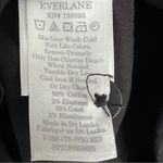 Everlane Paper Bag Dress Black Cotton Mini Pockets Neutral Casual summer Medium Photo 9