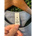 Lululemon Ice Blue Padded Sports Bra/Long Line Tank Top Sz 6 Photo 1