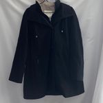Coldwater Creek NWOT Wo size XL Black Raincoat / Coat with removable Hood Photo 5