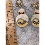 New Holiday Fashion Mrs. Claus/Granny Pearl Bead Design Alloy Stud Earrings Photo 6
