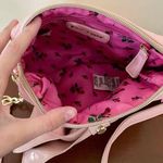 Betsey Johnson Betsy Johnson Pink Bow Crossbody Bag Photo 5