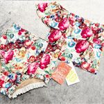 Kortni Jeane NEW NWT  Women’s Floral Two Piece Set Swimsuit Tankini Pink XS Photo 0