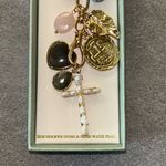 Atterri Bohemian Freshwater Pearl Abstract Religious Gold Bag Charm NEW $118 Photo 5