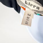 Anthropologie Kirra Floral Print Button Up Collared Shirt Cutout Open Back Sheer Blouse Top Photo 6