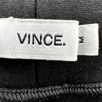 Vince Scrunch Ankle Leggings High Waist Stretch Italian Knit Black Medium Photo 2