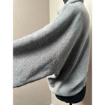 R Label Gray Short Sleeve Mock Sweater SZ Sm/Med Photo 1