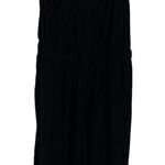 Cacique  Black Jumpsuit 14 16 Wide Leg Spaghetti Strap Stretchy Photo 0