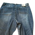 BP Women's Distressed Straight Blue Jeans Medium Wash size 20 Photo 1