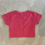 Aerie Pink Cropped Athletic Top Photo 2