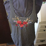 American Eagle  embroidered stripe Soft & Sexy top Photo 0